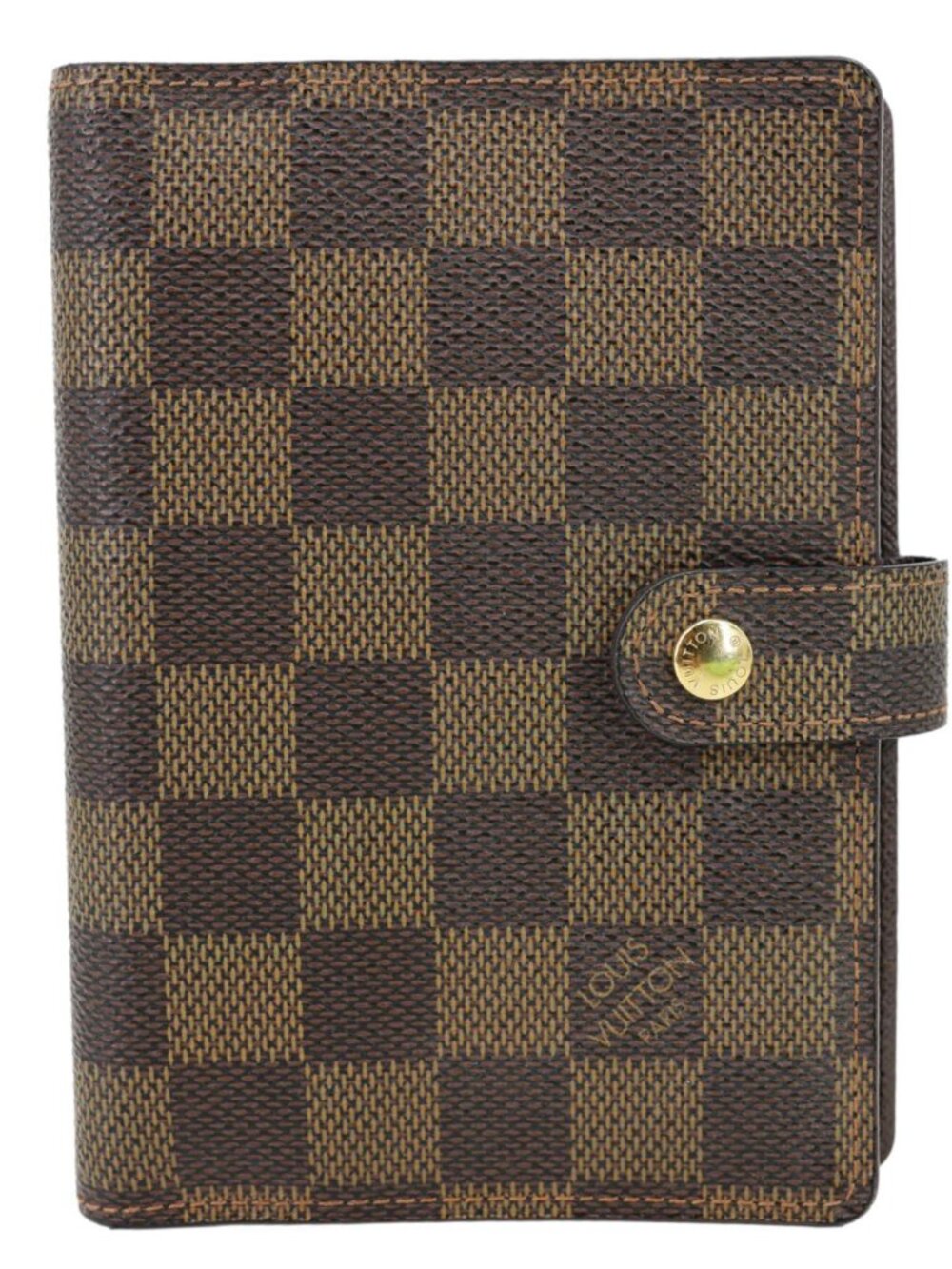 Louis Vuitton Agenda PM Damier Ebene Planner Cover Brown